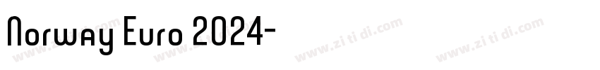Norway Euro 2024字体转换